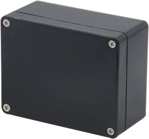 Vista 7 de Caja de proyecto IP65 Caja de conexiones impermeable ABS cajas eléctricas negras para bricolaje, Estuche electrónico para proyectos de energía, Caja