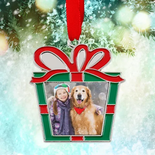 Vista 8 de Adornos personalizados de Navidad 2023 para familia, volantes, árbol de Navidad, decoración de vacaciones, regalo