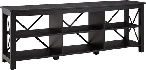 Vista 10 de Henn&Hart Soporte rectangular de TV para televisores de hasta 55 pulgadas en blanco, soportes de TV para la sala de estar