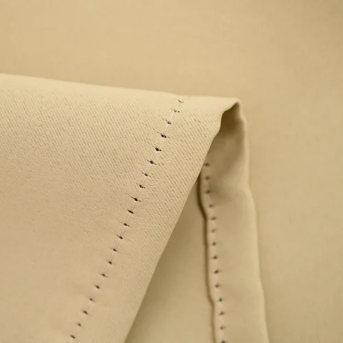 Vista 5 de Pickluc Cortina opaca de cocina de 20 pulgadas de largo, con bolsillo para barra, cortinas para ventanas pequeñas en sala de estar, sótano Beige