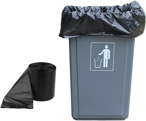 Vista 7 de Bolsa de basura de cocina de 10 galones, forros negros para papeleras, 170
