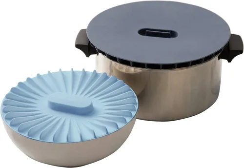 Vista 2 de Chef'n Juego de fundas universales (9 y 11 pulgadas), 9 y 11 pulgadas, azul/gris