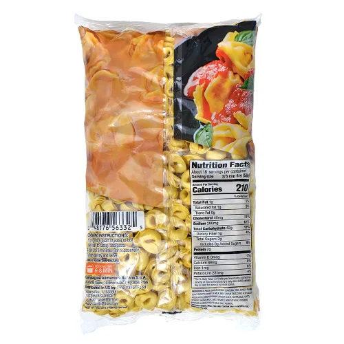 Vista 2 de Mantova Cheese Tortellini - Auténtica pasta italiana hecha con queso real, perfecta para sopas, ensaladas y platos principales, 2.2 libras