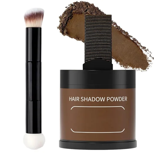 Vista 21 de Polvo para la línea del cabello (caoba) - Cubra instantáneamente las raíces de cabello canoso, sombra para el color del cabello, retoque