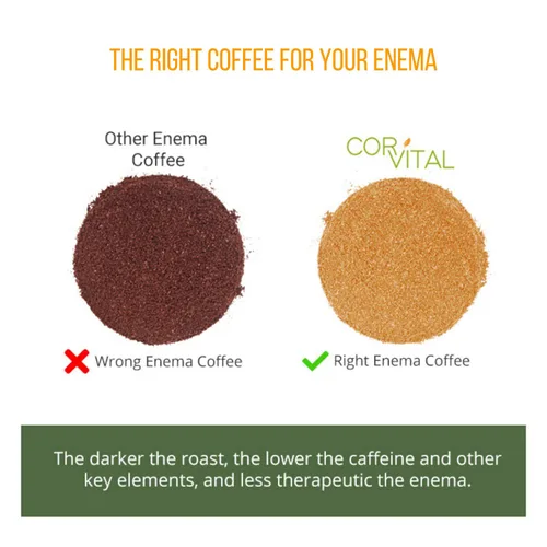 Vista 4 de Cor-Vital Enema de café de 5 libras, el mejor café orgánico para enema, café de enema orgánico, terapia aprobada por Gerson, limpieza desintoxicante