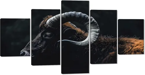 Vista 70 de 5 piezas de pintura sobre lienzo ardiente de fénix dibujado en estilo heráldico fuego fénix arte de pared vintage impresiones obras de arte arte