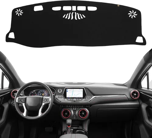 Vista 48 de Cubierta de tablero Tapete de salpicadero Compatible con Chevy Cruze 2015-2011 (para transmisión en la izquierda), Alfombra de salpicadero de coche