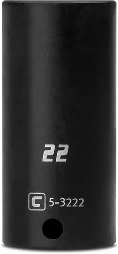 Vista 21 de Capri Tools Zócalo de impacto profundo de 0.236 in, accionamiento de 3/8 in, 6 puntos, métrico
