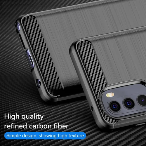 Vista 3 de Funda para teléfono Motorola Moto G Stylus 2022 4G, a prueba de golpes, resistente a los arañazos, TPU suave, para Moto G Stylus 2022 4G, color negro