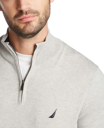 Vista 4 de Nautica Navtech - Suéter con cremallera de un cuarto para hombre