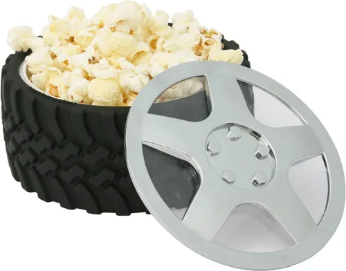 Vista 5 de Knobby Tread - Plato de goma para caramelos, palomitas de maíz y helado para entusiastas del motor, oficina, cueva de hombre, taller, uso doméstico