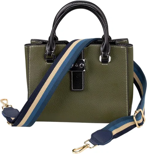 Vista 3 de Allzedream - Correa cruzada de algodón suave y ajustable para bolso, Broche