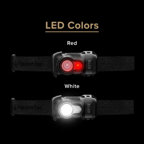 Vista 3 de Princeton Tec Byte - Linterna frontal LED multimodo multihaz IPX4 resistente al agua con 200 lúmenes para senderismo, mochilero, camping, correr