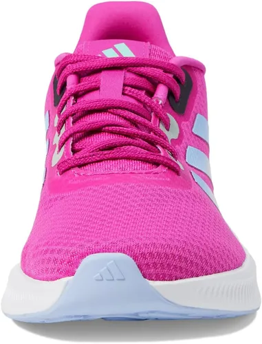 Vista 3 de adidas Tenis Run Falcon 3.0 para mujer, fucsia lúcidoamanecer azulblanco, talla 9, Fucsia LucidoAmanecer AzulBlanco