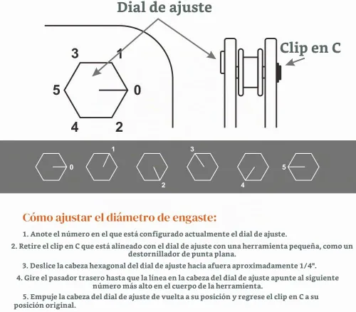 Vista 6 de iCrimp - Herramientas de crimpado PEX de cabeza angulada que funcionan en tubos PEX de 1 pulgada con medidor Go/No-Go que se adapta a todas
