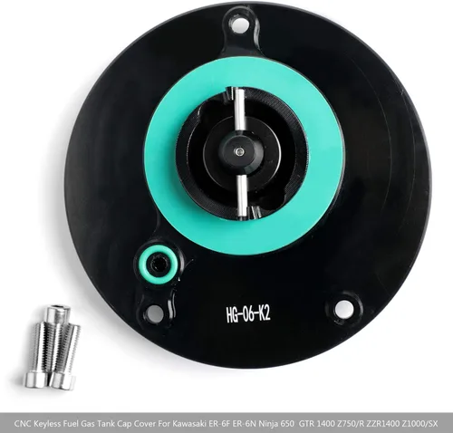 Vista 3 de Tapa de depósito de gasolina para Kawasaki ER-6F ER-6N Ninja 650 2009+, GTR 1400 2010+, Ninja 1000 ZX-10R 2008+, Ninja 600 ZX-6R 2009+, VERSYS 1000