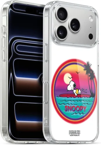 Vista 17 de Head Case Designs Funda de gel con licencia oficial de Peanuts Beach Surf Snoopy Boardwalk Airbrush [protección de grado militar] compatible