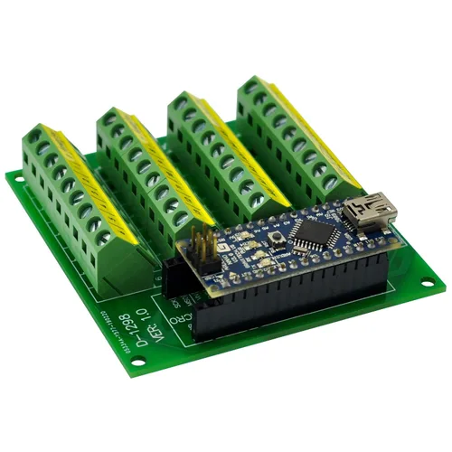 Vista 7 de Placa de módulo de ruptura de bloque de terminales de tornillo para Arduino Nano/Micro.