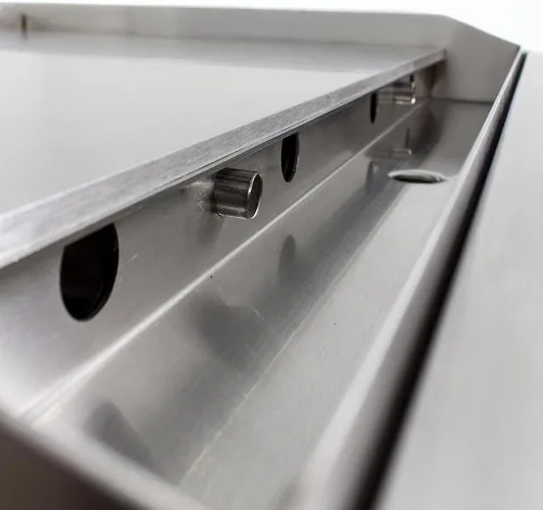Vista 4 de Blaze Grills Premium LTE - Plancha de propano integrada de 30 pulgadas, parte superior plana de acero inoxidable con 36,000 BTU, perillas de control