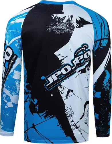 Vista 4 de JPOJPO Jersey MX Motocross Jerseys Dirt Bike Downhill Racing Camiseta de equitación verde, forro polar verde con licencia oficial de star wars