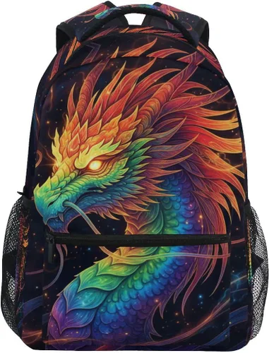 Vista 12 de senya Roaring Panther Mochila escolar Mochila de viaje para niños estudiantes, Patrón 1, Mochilas Daypack