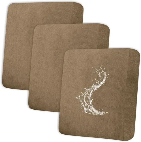 Vista 24 de Fundas de cojín impermeables para sofá, funda elástica lavable con diseño elástico antideslizante, protector de muebles para mascotas y niños