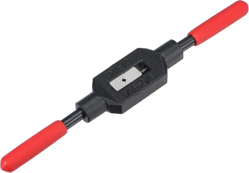Vista 10 de uxcell Mango de llave de grifo ajustable para roscas métricas M13-M33 de 1/2"-1-5/16" (UNC/UNF), soporte de rosca, herramienta de roscado manual