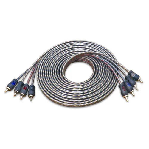 Vista 7 de RECOIL Cable de audio RCA de 2 canales RCI23 de 3 pies con reducción