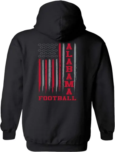 Vista 18 de Sudadera con capucha unisex de la bandera americana del color del equipo de fútbol