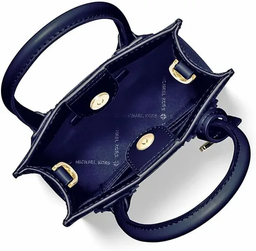 Vista 2 de Michael Kors Mercer - Bolso bandolera de piel con guijarros extra pequeño
