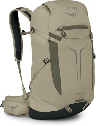 Vista 8 de Osprey Sportlite - Mochila ligera de senderismo (15 litros), color morado Púrpura grafito