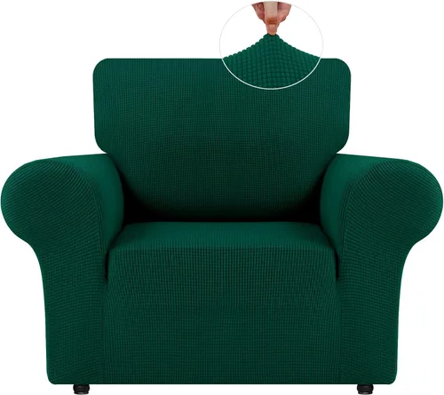 Vista 41 de LURKA Fundas elásticas para silla y sofá de 1 pieza, Fundas para sofá con protector elástico en la parte inferior para niños y perros