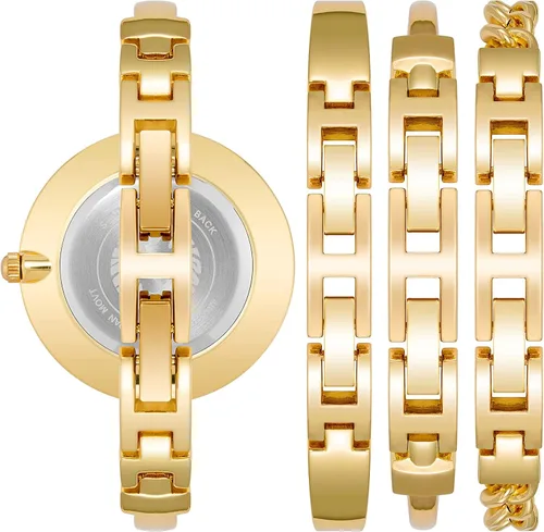 Vista 3 de Anne Klein Women's Bangle Watch and Bracelet Set