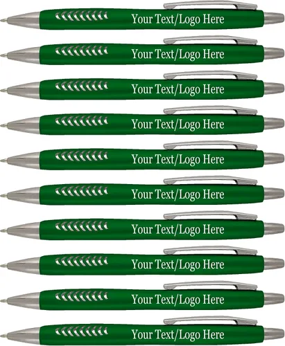 Vista 12 de SyPen Bolígrafos personalizados con tu logotipo o texto personalizado, paquete de 300 unidades a granel para negocios, fiestas y eventos, hermosos