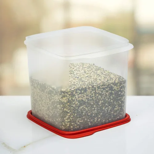 Vista 3 de Tupperware Contenedor cuadrado Smart Saver, 3,9 litros, el color puede variar