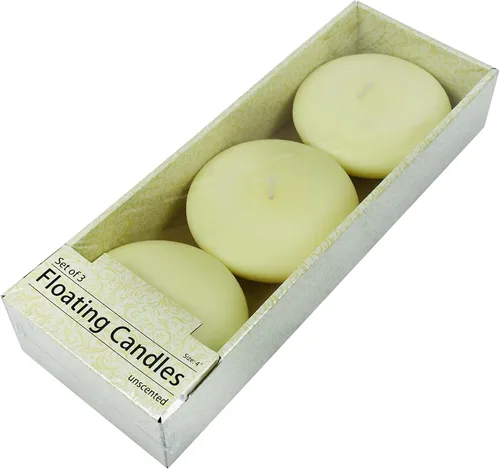 Vista 7 de Zest Candle Velas plegables de 3 piezas, 4 pulgadas, marfil