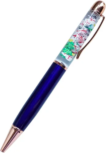 Vista 7 de Bolígrafos Divertidos de Alienígena Lindos Flotadores Líquido Flotante Escritura Diario Oficina Bolígrafo Regalo Único Para Mujeres Hombres