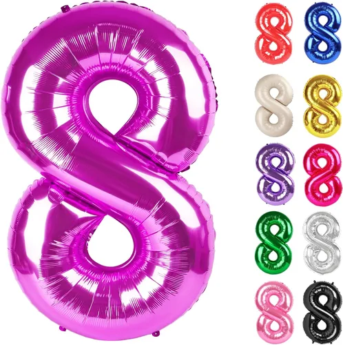 Vista 114 de Globo negro del número 0 de 40 pulgadas – globo número 0, decoraciones