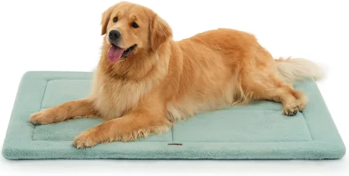 Vista 15 de Made4Pets Cojín Cama para Jaula de Perros Medianos y Grandes, Lavable y Reversible, Tapete Antideslizante para Perrera para un Sueño Acogedor, Cama