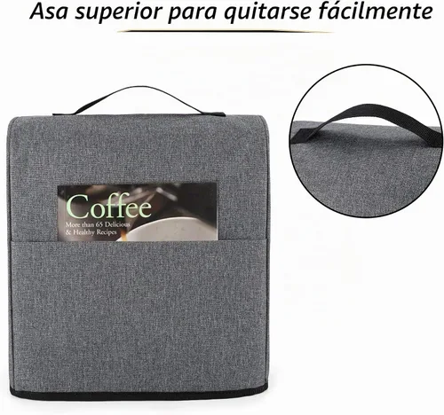 Vista 4 de CURMIO Cubierta antipolvo para cafetera compatible con Keurig K-Mini