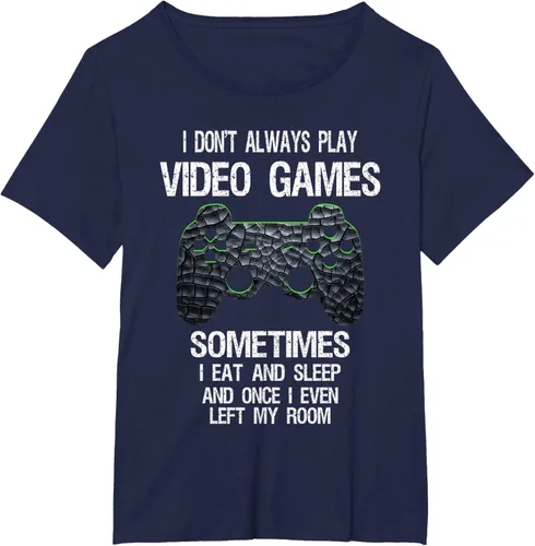 Vista 25 de Funny Gamer Video Games - Camiseta para niños y adolescentes, ajuste clásico, color negro, mezcla de algodón, Negro