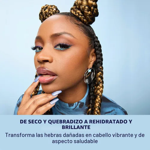 Vista 8 de SheaMoisture Champú Hidratar y Reparar Cabello Dañado con Miel de Manuka