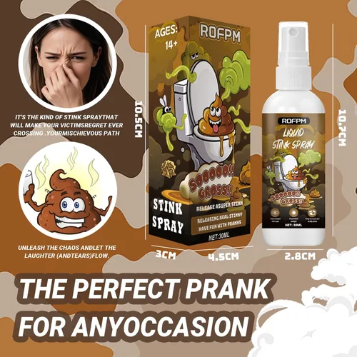 Vista 7 de Stink Spray extra fuerte, regalo líquido de broma potente, cosas