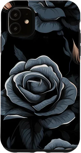 Vista 8 de Black Rose Floral Flower Case for iPhone 16