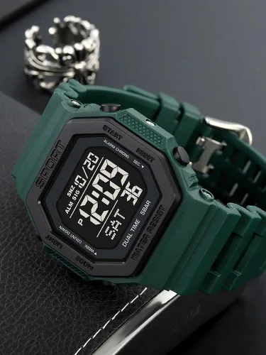 Vista 4 de PASOY Relojes de moda para hombres y mujeres unisex verano digital retroiluminación casual impermeable deportes al aire libre natación colorido