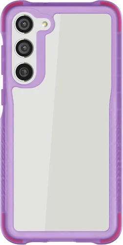 Vista 37 de Ghostek COVERT - Funda rosa para Galaxy Z Flip 4 para mujeres y niñas, protección completa de bisagra y parte trasera transparente, duradera