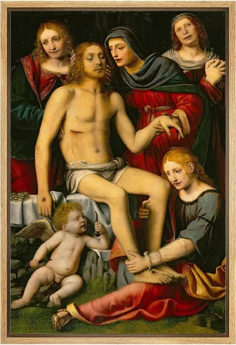 Vista 106 de wall26 Lienzo impreso para pared, diseño de Salomé y San Juan Bautista, por Solario, Historia del Renacimiento, ilustraciones de bellas artes, arte
