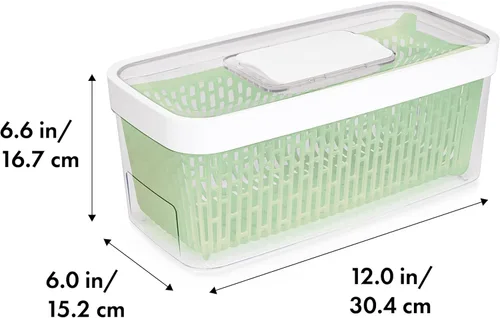 Vista 3 de OXO Good Grips GreenSaver Produce Keeper & Herb Keeper Bundle