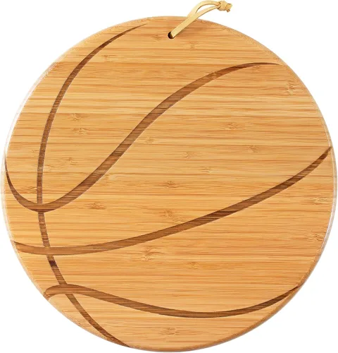Vista 7 de Totally Bamboo Tabla de cortar de madera de bambú con forma de béisbol y tabla de charcutería, gran regalo para los fanáticos del béisbol
