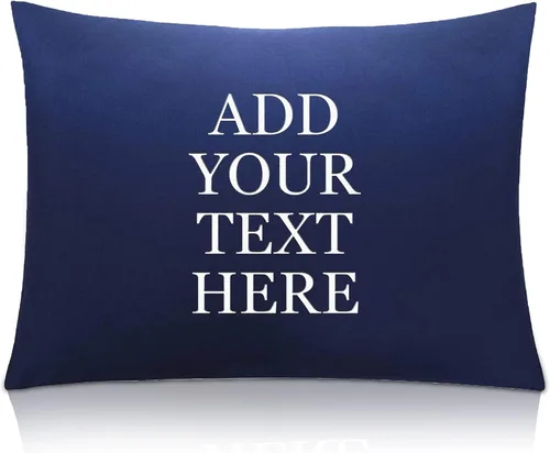 Vista 9 de Fundas de almohada personalizadas para niños pequeños de 13 x 18 pulgadas, funda de almohada de microfibra cepillada súper suave y acogedora